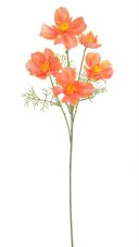 Umělá kvetoucí květina, květ Ø 11cm, zápich dl. 86cm