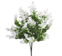 Umělý eukalyptus – dekorativní zelená kytice 30 cm_17