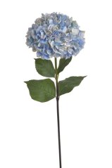 Umělá hortenzie, hlavička Ø 22cm. celkem dl.76cm