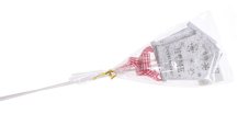Zápich domek Sweet home s mašličkou, 7,5 cm, 2 ks JK-2353