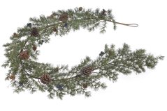 Umělá girlanda z chvojí se šiškami a kuličkami dl. 183cm
