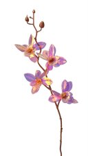 Opalizující umělá orchidej 48 cm