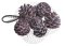 Vánoční přírodní dekorace  Pine Fruit Flocking 5 - 7cm - 8ks