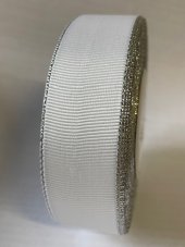 Rypsová stuha s metaloplastem 2,5cm/25m