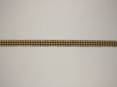 Tkaná kostková stuha s metaloplastem 1cm/10m