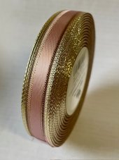 Atlasová stuha s monofilem, metaloplastem a vlascem 15mm/25m