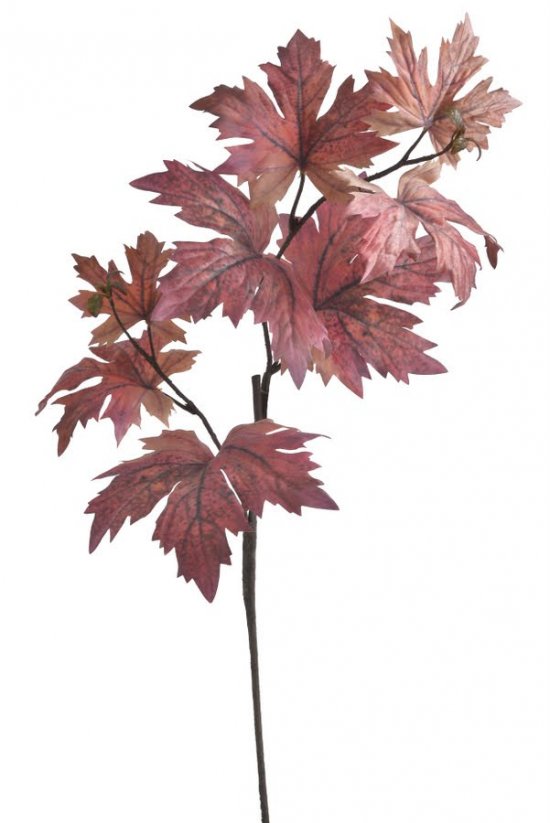 Umělá větvička javorových listů dl. 85 cm _1714