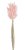 Přírodní sušený,bělený/barvený lagurus dl. 60cm  LT.PINK