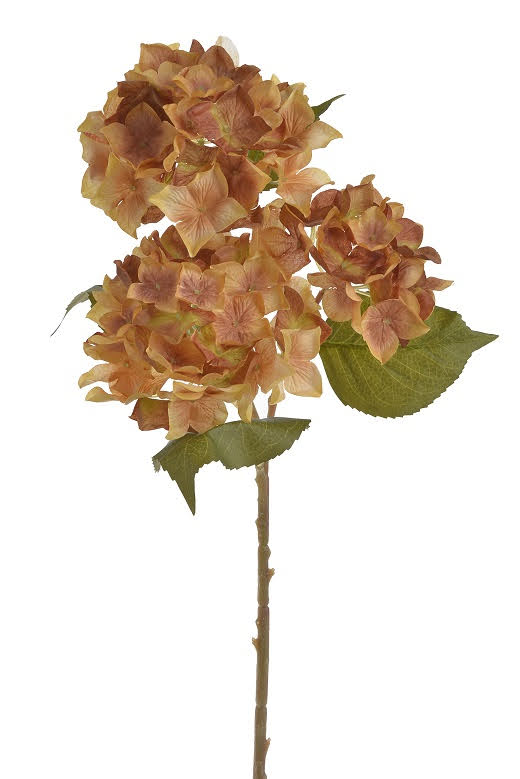 Umělá hortenzie 3 květy, Ø 12cm, dl. 54cm