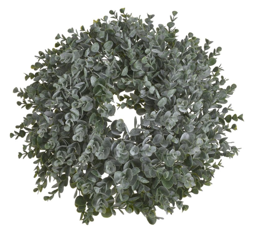 Umělý věnec z větviček eukalyptu Ø 37cm