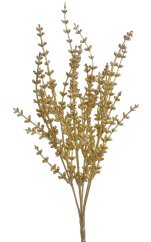 Umělá barvená a glitrovaná levandule dl. 32cm