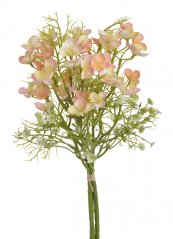 Svazek polních květů 3ks, 42 cm - růžové 04