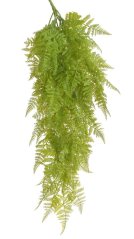 Keřík umělého kapradí dl. 80cm - převis