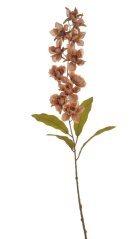 Umělá kvetoucí květina s 10 květy, květ Ø 7cm, dl. celkem 84cm