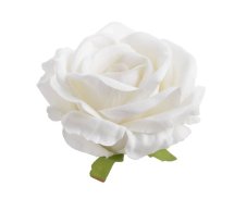 Velká hlavička polorozvité umělé růže Ø 11cm - 6ks