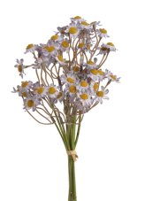 Umělý heřmánek svazek světle fialový 26 cm