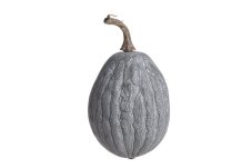 Dekorační dýně 18 cm – šedočerná