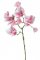 Umělá květina magnolie s listy - 4 květy a 6 poupat dl. 58cm