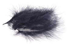 Přírodní bělené/barvené peří dl.15-18cm - 5ks