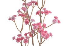 Umělý nevěstin závoj 61 cm – růžový