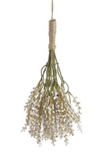 Umělá květina - svazek kvetoucích bylinek - závěs, dl. 39cm