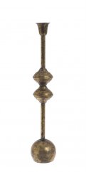 Kovový dekorativní svícen Ø  4 - 8 cm, H42 cm