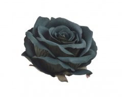 Velká hlavička umělé polorozvité růže 8 cm, 6ks, barva_28