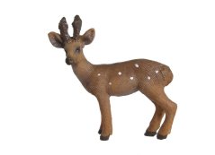 Dekorace figurka stojícího jelena 8cmL x 2cmW x 8cmH