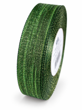 Plátnová stuha s metalickým efektem 22 mm × 20 m