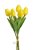 Svazek pěnových tulipánů s listy hlavička 4,5cm, dl. 32cm - 5ks