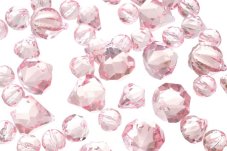 Plastové barevné diamanty 2-4cm - 300g 48ks