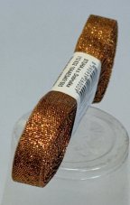 Jednobarevná plátnová stuha s metaloplastem 10mm/10m
