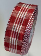 Kostková stuha s vlascem 40mm/25m