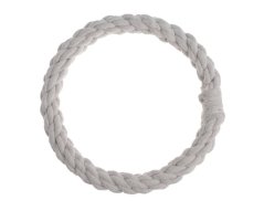 Dekorace věnec pletený z provázků 26cm∅x2,5cmW