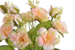 Umělá kytice rmini růžiček, květ 5cm dl. 32cm