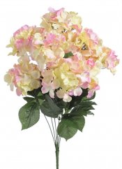 Kytice umělých hortenzií s 8 květy - dl. 50 cm
