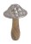 houba dřevo kov 22,5cm
