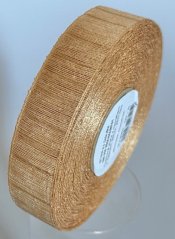 Jednobarevná tkaná stuha s monofilem a vlascem 2,5cm/25m