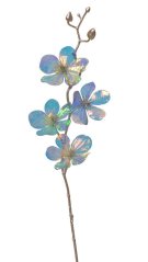 Opalizující umělá květina 47 cm – luxusní dekorace
