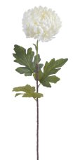 Umělá kvetoucí chryzantéma na stonku, hlavička Ø14cm/celkem dl.83cm