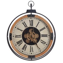 Dekorativní nástěnné hodiny Ø 60cm x 8cmW x 73cmH