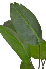 Dekorace umělá strelicie v květináči Ø 15cm, celkem 120cmH