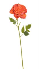 Umělá rozkvetlá pivoňka - květ Ø 10 cm, dl. 66cm