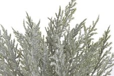 Umělá jehličnatá větvička s ledovým efektem 48 cm