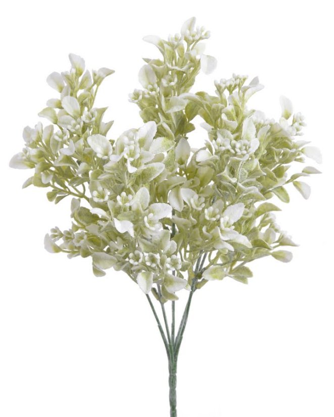 Umělá kvetoucí zeleň, dl. 34cm