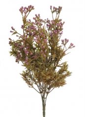 Umělá rostlina s květy, 35 cm, 6 větviček, barva 29