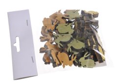 Velikonoční výseky ve tvaru zajíce 3cm - 36ks