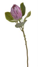 Umělý květ protea na stonku, květ 9cm/dl.67cm