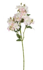 Umělá kvetoucí větvička šípkové růže dl. 64cm