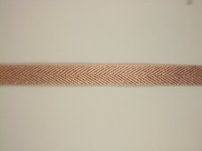Keprová jednobarevná stuha s metaloplastem 2,5cm/10m